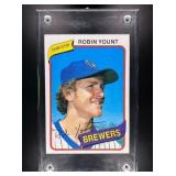 1980 TOPPS ROBIN YOUNT #265 MILWAUKEE BREWERS SHAR