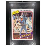 1980 TOPPS PAUL MOLITOR #406 MILWAUKEE BREWERS