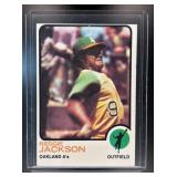 1973 TOPPS REGGIE JACKSON #255 OAKLAND ATHLETICS