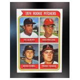 1974 TOPPS FRANK TANANA ROOKIE PITCHERS VIC ALBURY