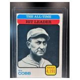 1973 TOPPS THE ALL-TIME HIT LEADER - TY COBB A #47