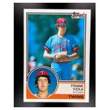 1983 TOPPS FRANK VIOLA #586 RC ROOKIE MINNESOTA TW