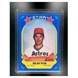 1981 FLEER STAR STICKERS NOLAN RYAN #108 HOUSTON A