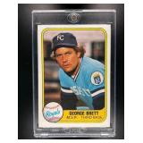 1981 FLEER GEORGE BRETT #28A VAR KANSAS CITY ROYAL