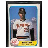 1981 FLEER ROD CAREW #268 CALIFORNIA ANGELS SHARP