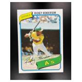1980 TOPPS RICKEY HENDERSON #482 RC ROOKIE OAKLAND