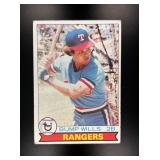 1979 TOPPS BUMP WILLS #369B TEXAS RANGERS VARIATIO