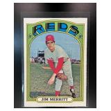 1972 TOPPS JIM MERRITT #738 CINCINNATI REDS PACK F