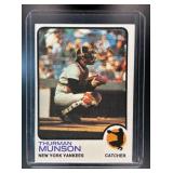 1973 TOPPS THURMAN MUNSON #142 NEW YORK YANKEES NI