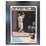 1973 TOPPS JOHNNY BENCH #380 CINCINNATI REDS WELL
