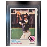 1973 TOPPS HANK AARON #100 ATLANTA BRAVES