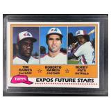 1981 TOPPS EXPOS FUTURE STARS TIM RAINES ROBERTO R