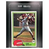 1981 TOPPS TOM SEAVER #220 CINCINNATI REDS SHARP C
