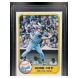 1981 FLEER GEORGE BRETT #655 KANSAS CITY ROYALS SH