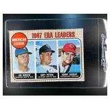 1968 TOPPS AMERICAN LEAGUE 1967 ERA LEADERS JOE HO