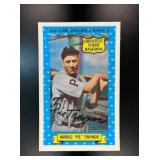 1972 KELLOGGS HAROLD 'PIE' TRAYNOR #8 3-D ALL-TI