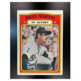1972 TOPPS BILLY MARTIN #34 DETROIT TIGERS