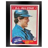 1981 TOPPS CARLTON FISK #480 ALL-STAR BOSTON RED S
