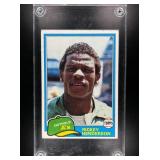 1981 TOPPS RICKEY HENDERSON #261 OAKLAND ATHLETICS