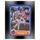 1986 FLEER LEN DYKSTRA #78 RC ROOKIE NEW YORK METS