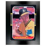 1987 DONRUSS MARK MCGWIRE #46 RC ROOKIE OAKLAND AT