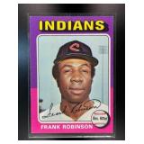 1975 TOPPS MINI FRANK ROBINSON #580 CLEVELAND INDI