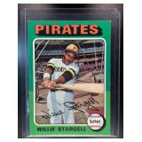 1975 TOPPS MINI WILLIE STARGELL #100 PITTSBURGH PI