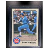 1983 FLEER RYNE SANDBERG #507 RC ROOKIE CHICAGO CU