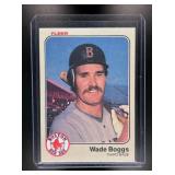 1983 FLEER WADE BOGGS #179 RC ROOKIE BOSTON RED SO