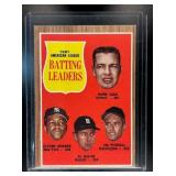 1962 TOPPS 1961 NATIONAL LEAGUE BATTING LEADERS BO