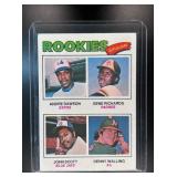 1977 TOPPS ROOKIE OUTFIELDERS ANDRE DAWSON GENE RI