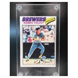 1977 TOPPS ROBIN YOUNT #635 MILWAUKEE BREWERS CLEA