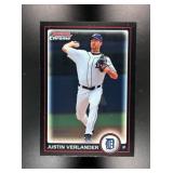 2010 BOWMAN CHROME JUSTIN VERLANDER #87 DETROIT TI