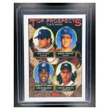 1993 TOPPS MIKE PIAZZA BROOK FORDYCE CARLOS DELGAD