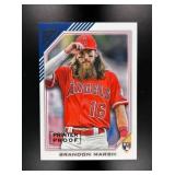 2022 TOPPS GALLERY BRANDON MARSH #126 PRINTER PROO