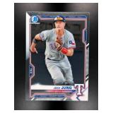 2021 BOWMAN JOSH JUNG #BCP-38 CHROME PROSPECTS BLU