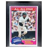 1981 TOPPS REGGIE JACKSON #400 ALL-STAR NEW YORK Y