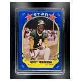 1981 FLEER STAR STICKERS RICKEY HENDERSON #54 OAKL