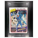 1980 TOPPS PAUL MOLITOR #406 MILWAUKEE BREWERS