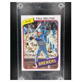 1980 TOPPS PAUL MOLITOR #406 MILWAUKEE BREWERS