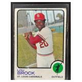 1973 TOPPS BASEBALL LOU BROCK #320 ST. LOUIS CARDI
