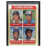 1974 Topps Rookie Infielders (Ron Cash / Jim Cox B
