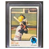 1973 TOPPS BASEBALL VIDA BLUE #430 OAKLAND ATHLETI
