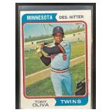 1974 TOPPS BASEBALL TONY OLIVA #190 MINNESOTA TWIN