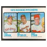 1973 Topps Rookie Pitchers (Steve Lawson / Bob Rey