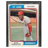 1974 TOPPS BOB GIBSON #350 ST. LOUIS CARDINALS