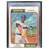 1974 TOPPS CECIL COOPER #523 BOSTON RED SOX