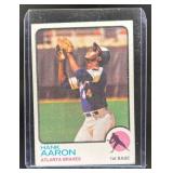 1973 TOPPS HANK AARON #100 ATLANTA BRAVES