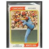1974 TOPPS BASEBALL BART JOHNSON #147 CHICAGO WHIT