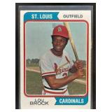 1974 TOPPS BASEBALL LOU BROCK #60 ST. LOUIS CARDIN